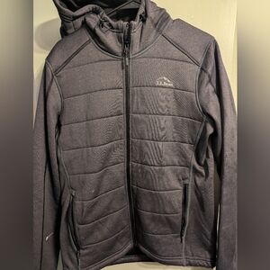 LL Bean Thermal Jacket With Hood Men Medium